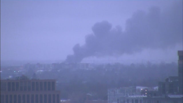 trash fire denver (mile high cam) 