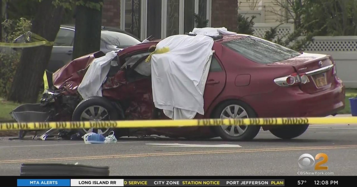 Headon crash in Baldwin leaves 66yearold dead CBS New York