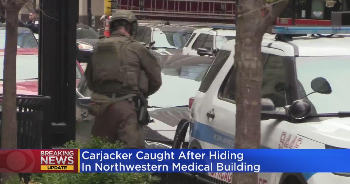 Carjacking suspect caught hiding in Northwestern medical building CBS Chicago
