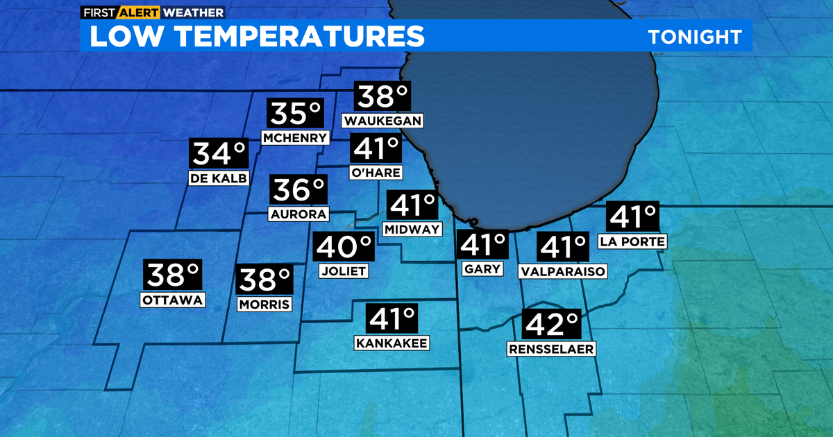 Chicago First Alert Weather: Cloudy skies for the night - CBS Chicago