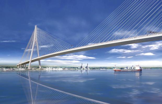Cable Stayed Rendering 