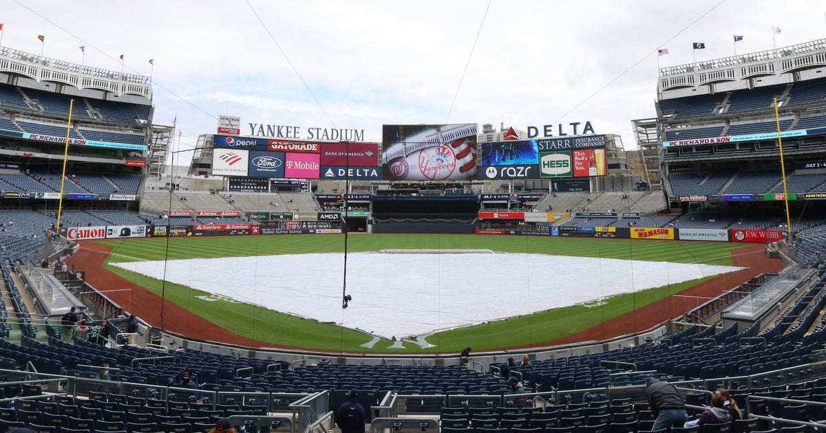 YankeesRangers series opener postponed again Saturday; makeup Monday