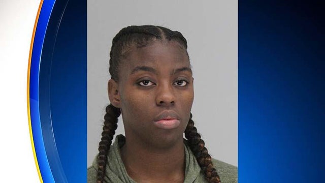 Police lights at night 