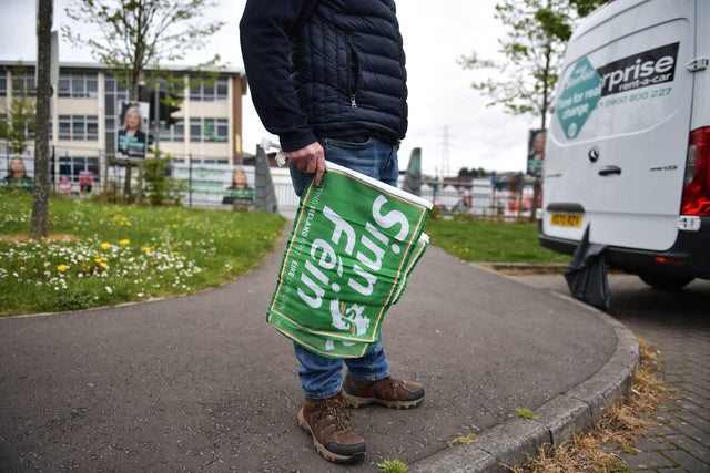 Sinn Fein Leader Michelle O'Neill Votes In Northern Ireland Assembly Election