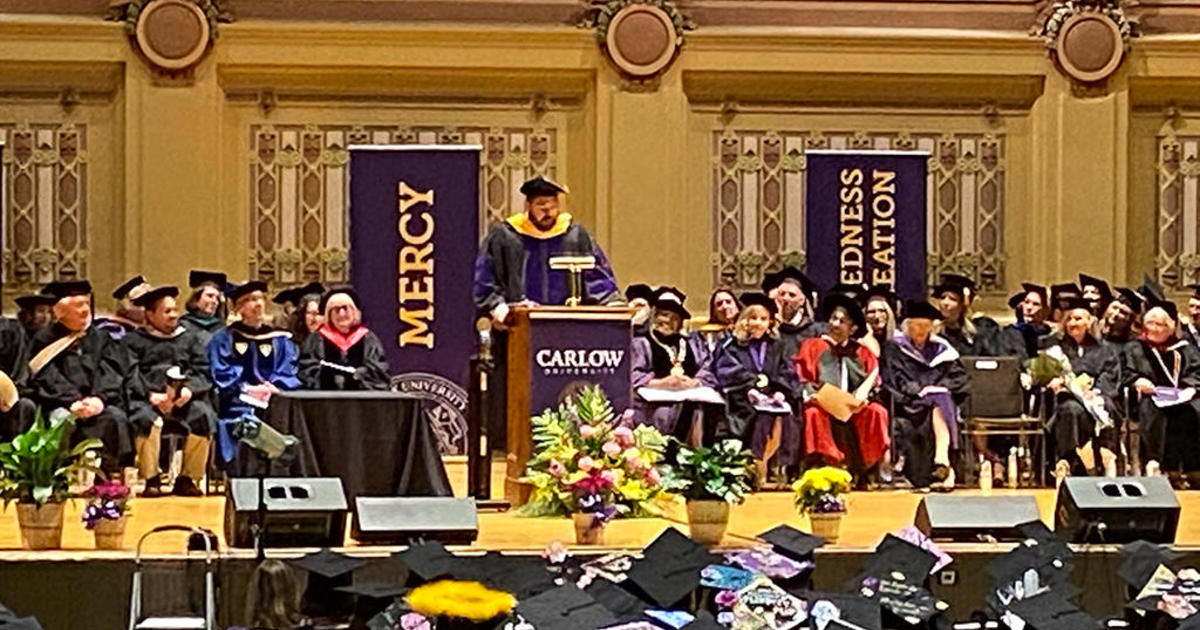 Cam Heyward receiving honorary doctorate from Carlow University