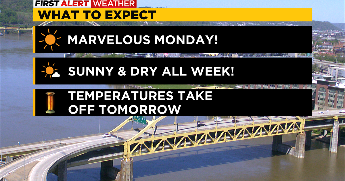 Pittsburgh Weather: Kicking off a week of dry conditions and sunshine ...