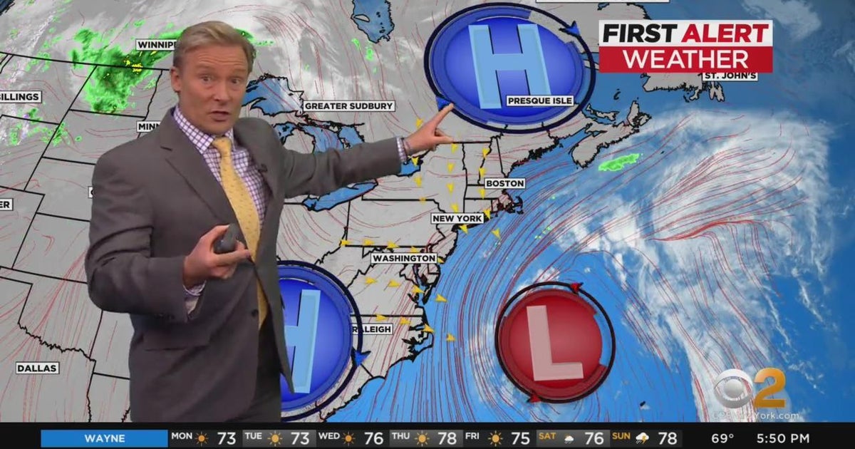 First Alert Weather: CBS2's 5/9 Monday evening update - CBS New York