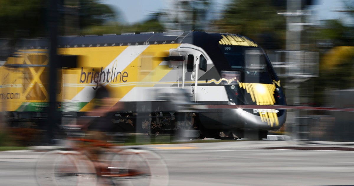 Male hospitalized just after getting struck by Brightline teach in Fort Lauderdale