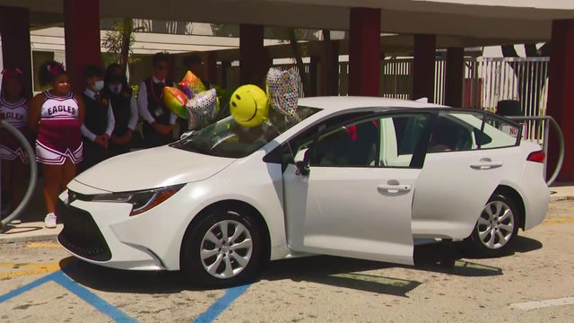 Broward Teacher Car Surprise