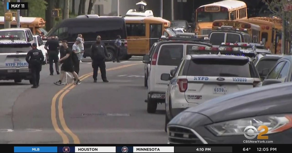 15-year-old arrested in shooting near Queens high school - CBS New York