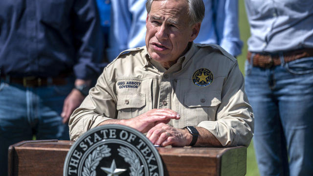 Governor Abbott Holds Press Conference On Border Security 