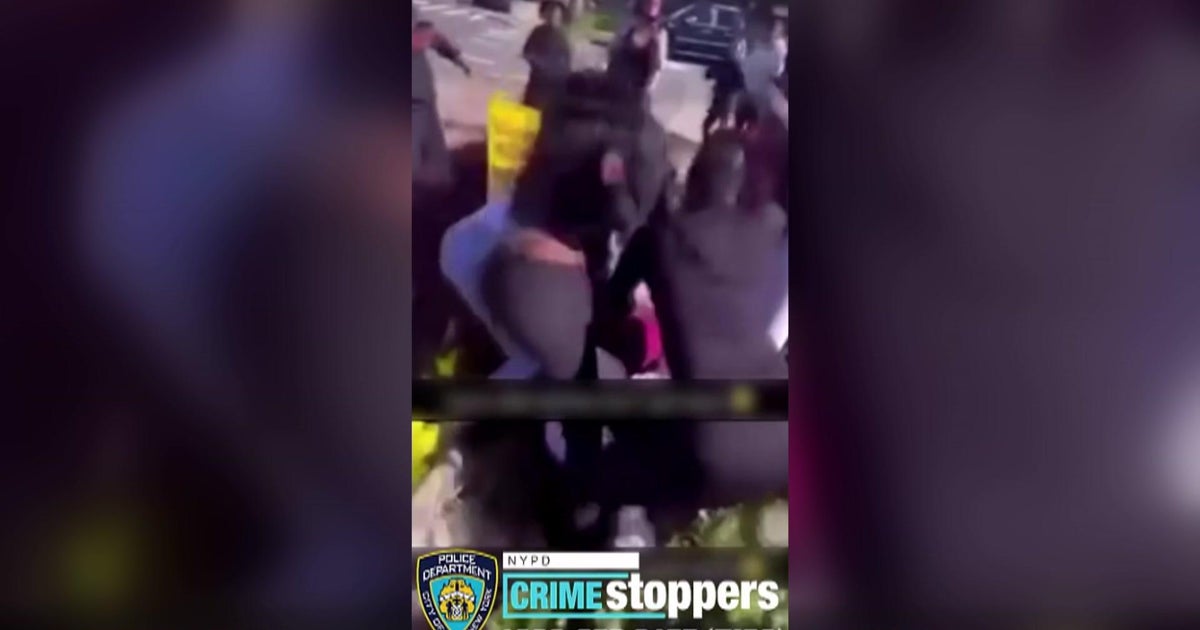 Caught on video: Group of suspects attack teenage girls outside ...