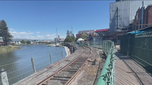 Petaluma train trestle 
