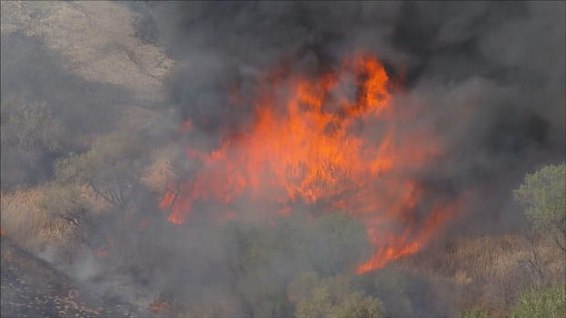 colorado springs fire near airport (2) 