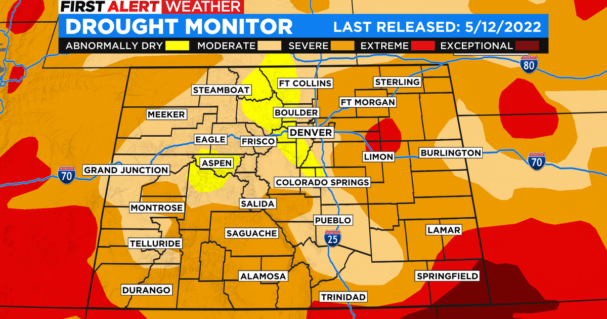 Colorado Drought With More Dry Weather Ahead, Severe Drought Jumps 10 In One Week CBS Colorado