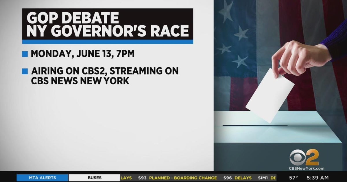 CBS2 to hold GOP primary debate - CBS New York