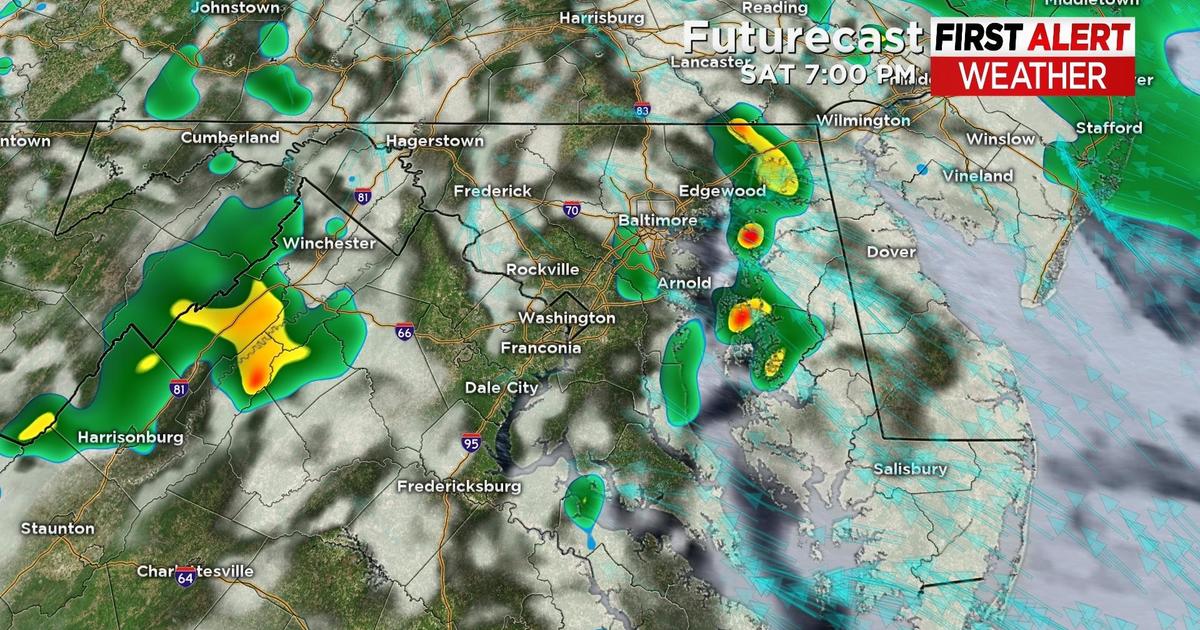 Maryland Forecast: Isolated Thunderstorm Possible - CBS Baltimore