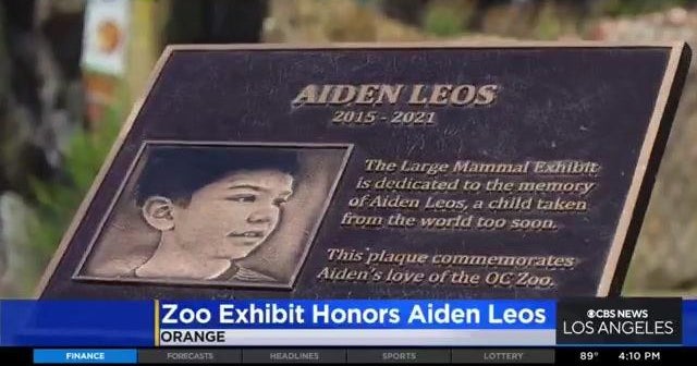 Plaque unveiled at OC Zoo for 6-year-old Aiden Leos killed in road rage ...