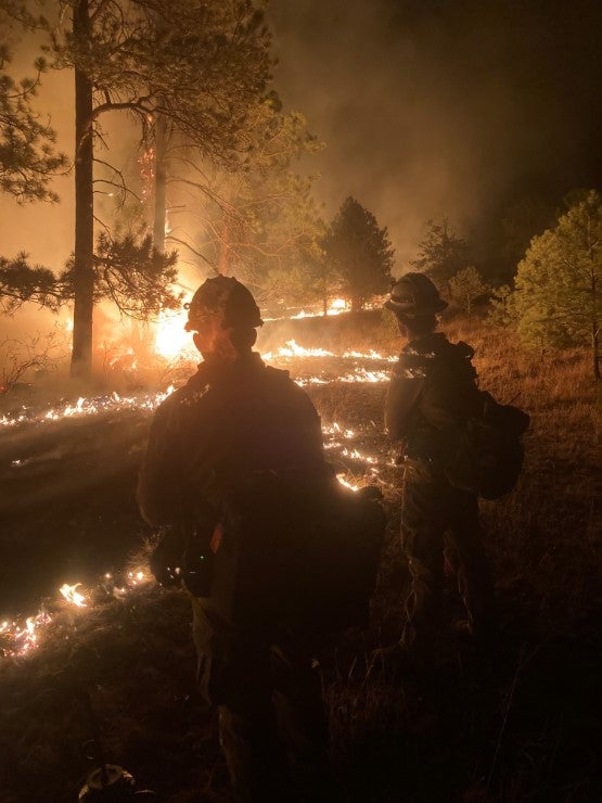 High Park Fire 1 (Thursday night, from Inciweb) 