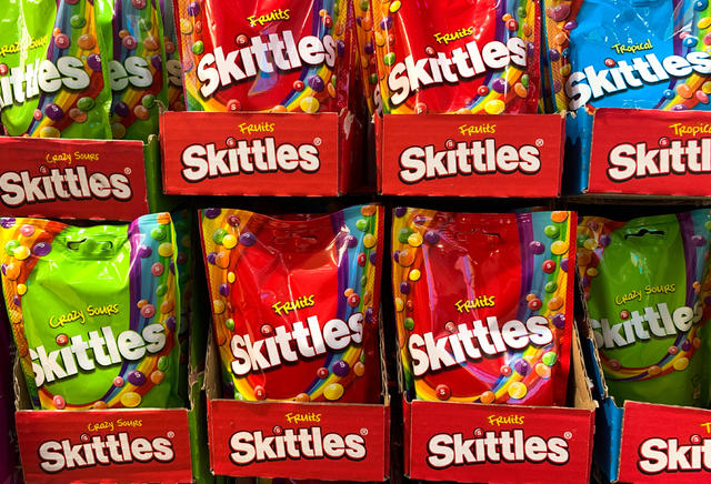 Proposed bill would ban sale of Skittles in California - CBS