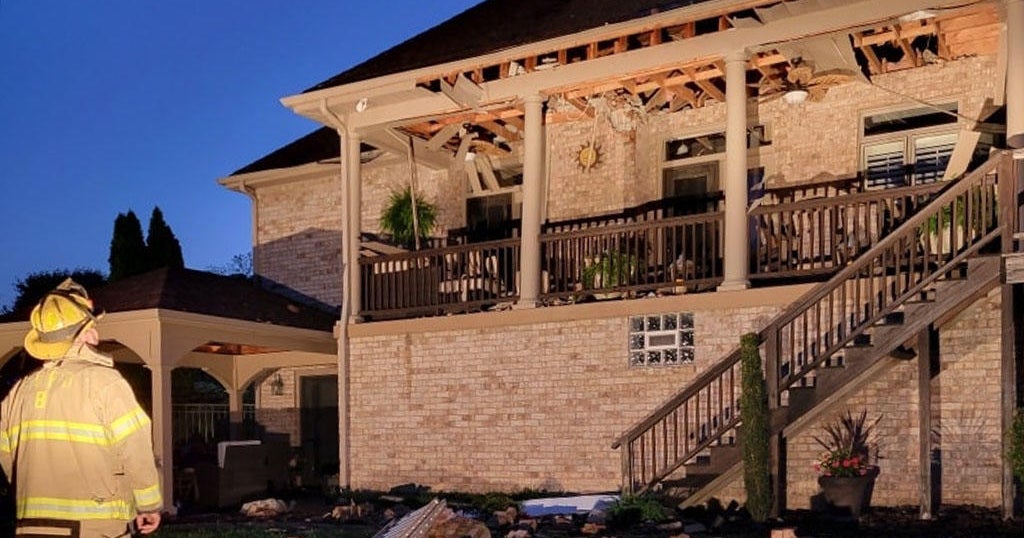 North Huntingdon Twp. home struck by lightning CBS Pittsburgh