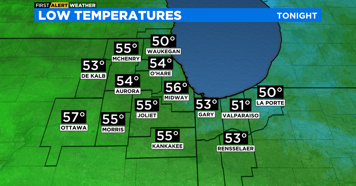 Chicago First Alert Weather: Cloudy skies in overnight, lows in the 50s ...