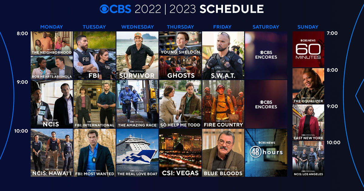 tv show 2022 schedule