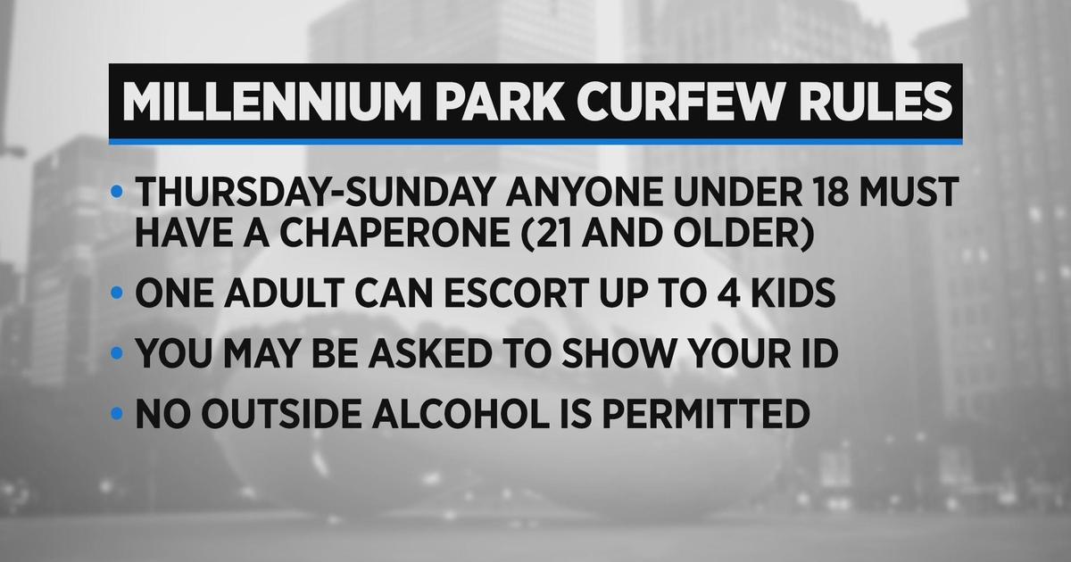 New curfew goes into effect at Millennium Park Thursday CBS Chicago