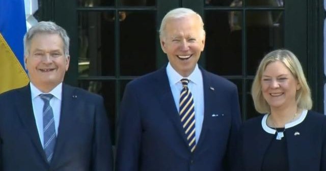 Biden welcomes Finland and Sweden leaders to the White House in support ...