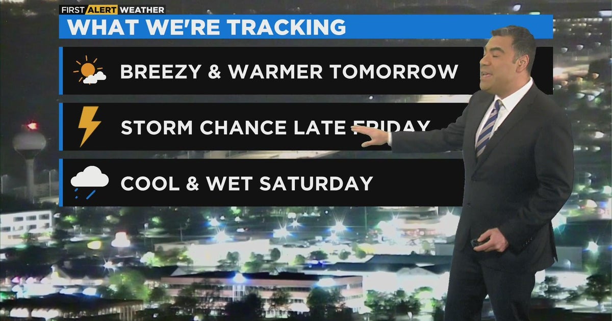 Chicago First Alert Weather: Breezy and warmer Thursday - CBS Chicago