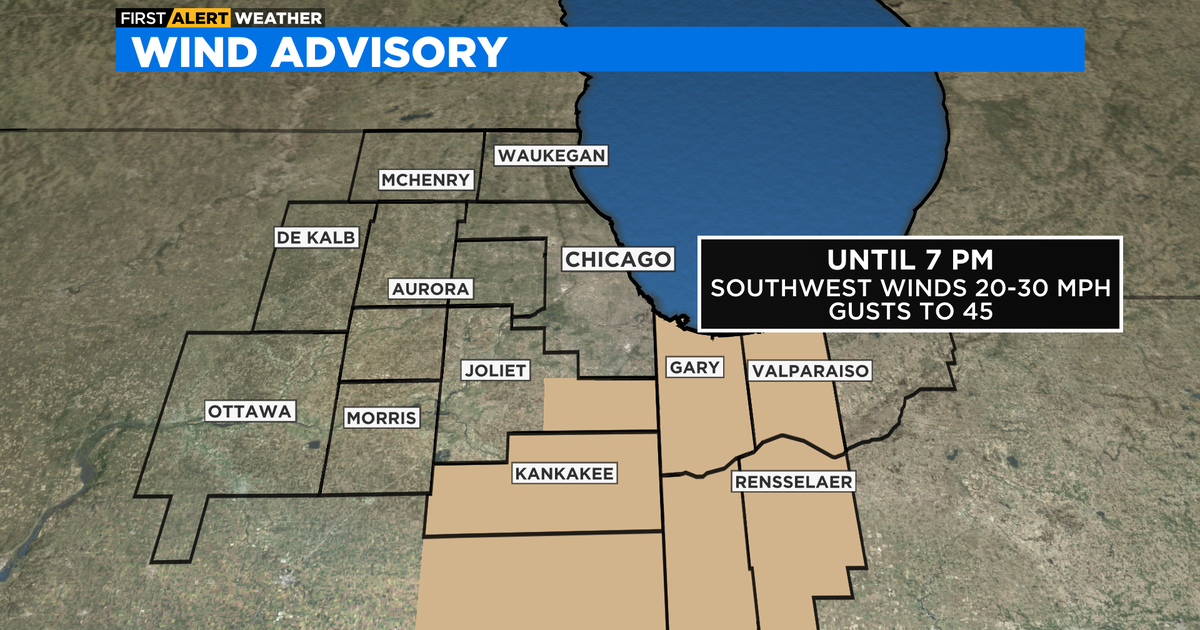 Chicago First Alert Weather: Warm, windy evening - CBS Chicago
