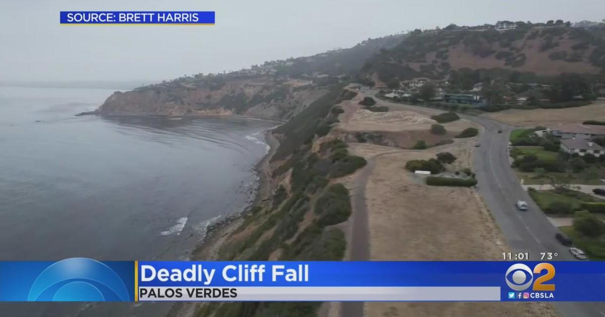 1 killed after 4 people fall down Palos Verdes Estates cliff CBS Los
