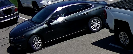 suspect vehicle in Burnsville bank robbery 