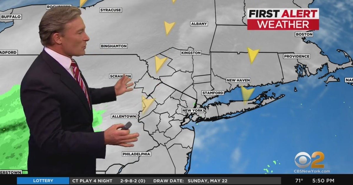 First Alert Weather: CBS2's 5/23 Monday evening update - CBS New York