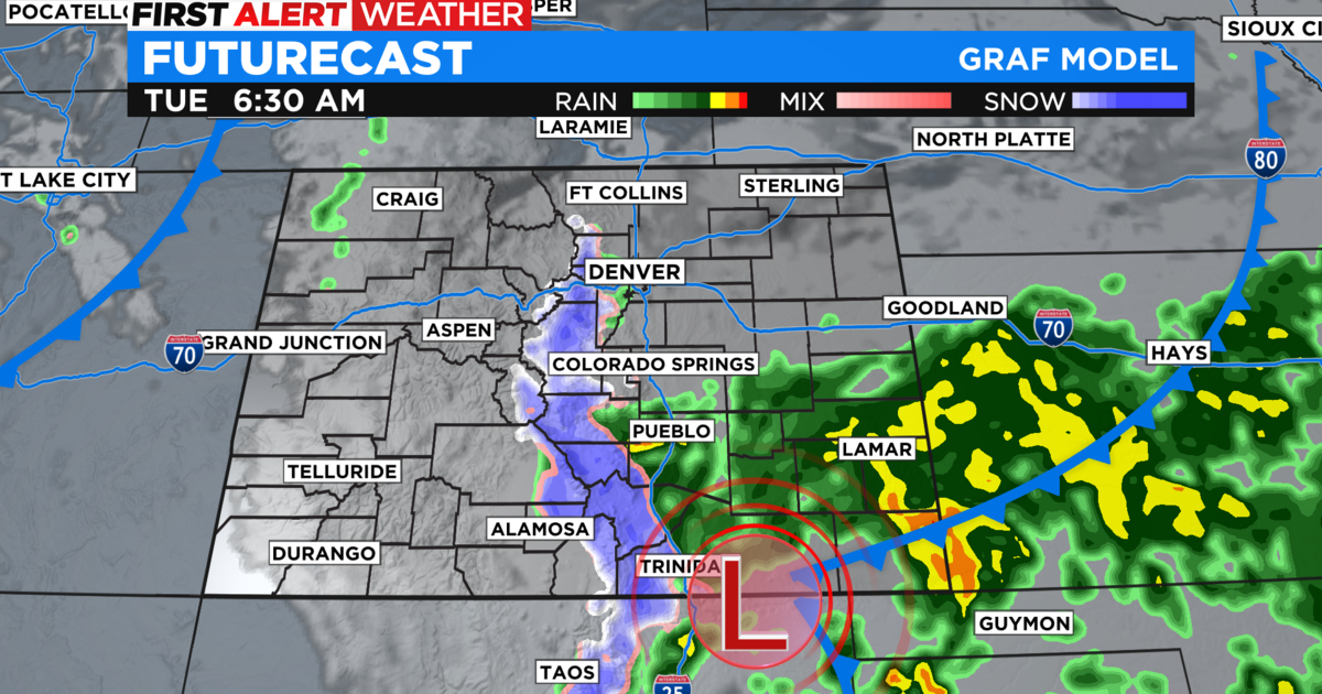 Colorado Weather: Rain And Snow In The Cards For Tuesday - CBS Colorado