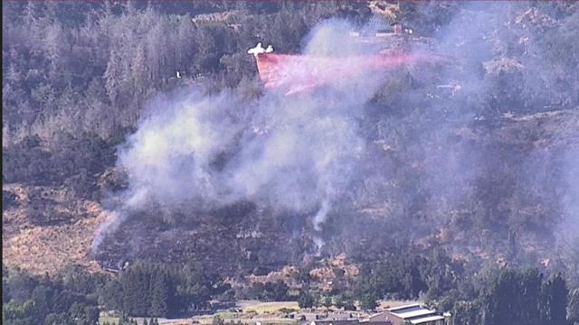 Pope Fire in St. Helena 