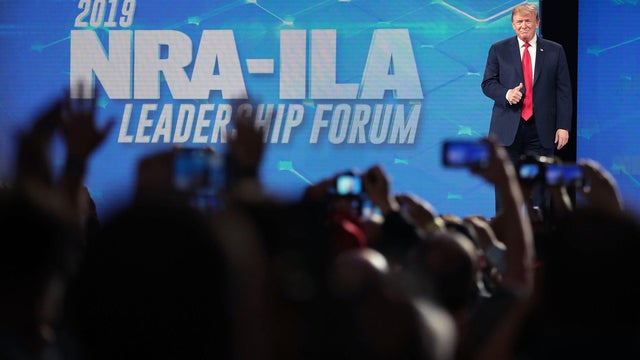 President Trump And Other Notable Leaders Address Annual NRA Meeting