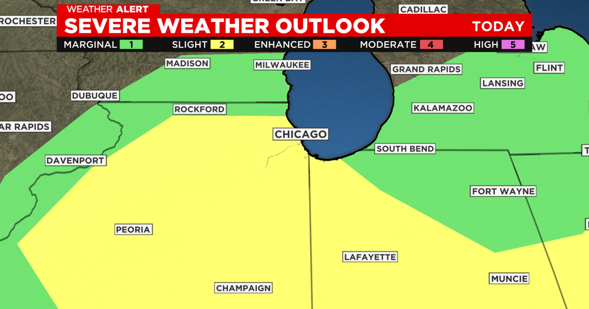 Chicago Weather Alert: Thunderstorms Thursday Afternoon - CBS Chicago