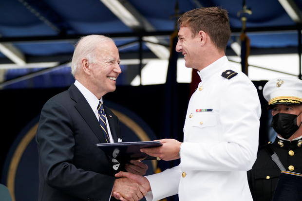 U.S. Naval Academy graduation and commissioning ceremony in Annapolis 