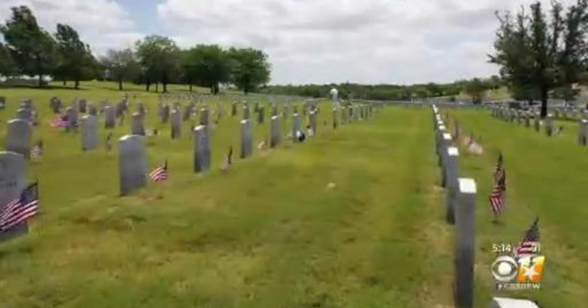 Thousands honor veterans at the DFW National Cemetery CBS DFW