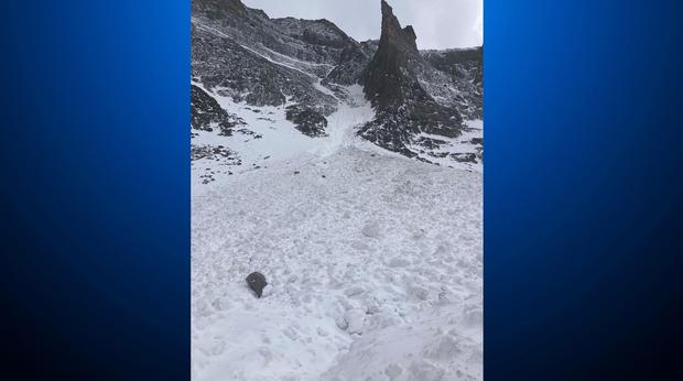 Avalanche scene picture (Rocky Mountain National Park) 