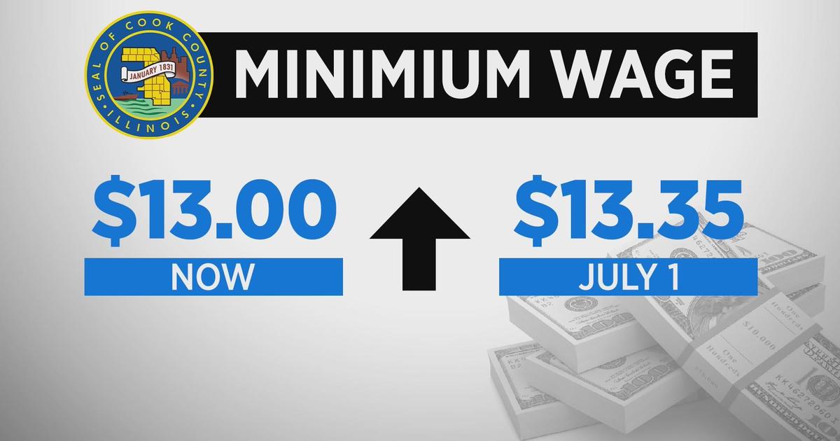 Minimum wage to rise next month CBS Chicago