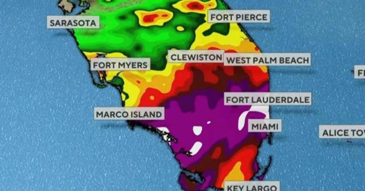 Tropical storm watches issued for southern Florida CBS News