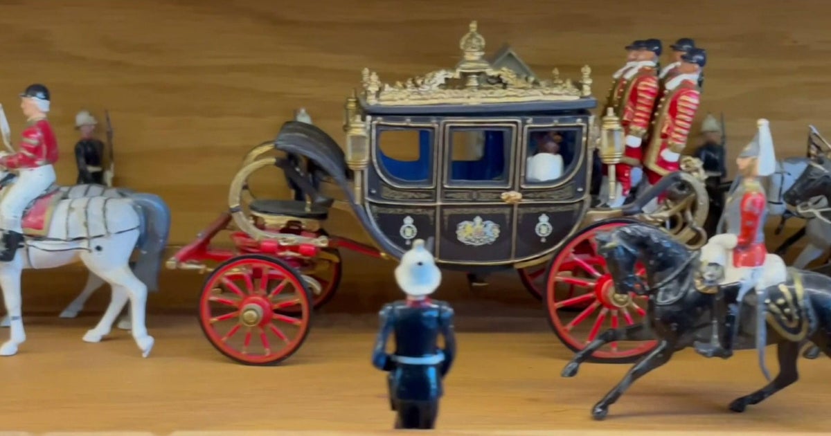 On Queen's Jubilee Boy who started collecting royal miniatures at 13