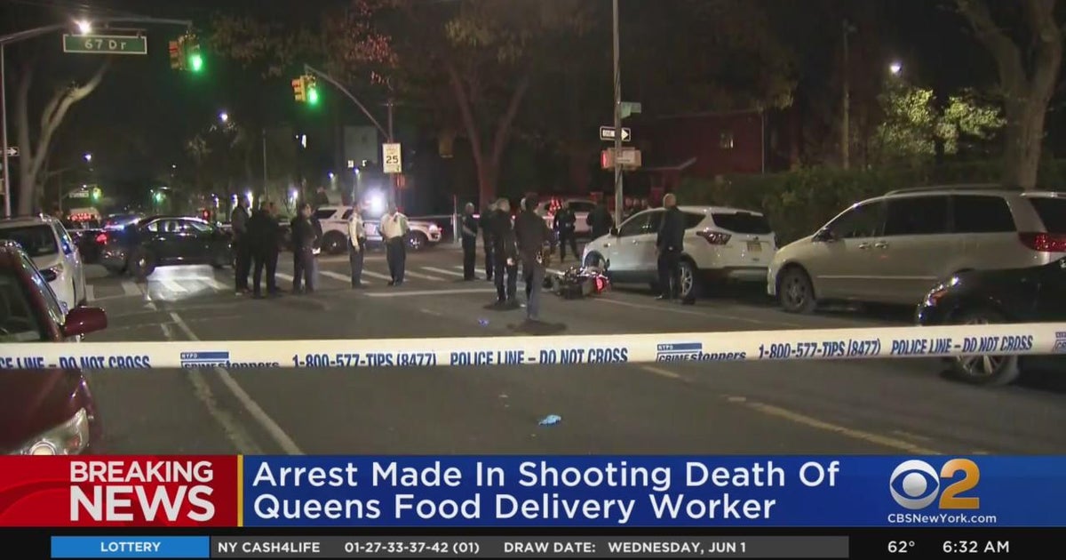 Arrest in deadly shooting of Queens delivery worker - CBS New York