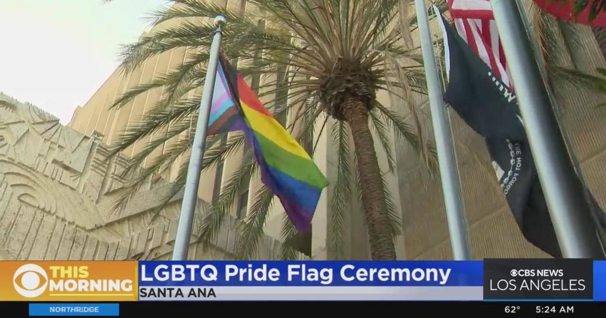 City of Santa Ana holds LGBTQ Pride flag ceremony in honor of Pride