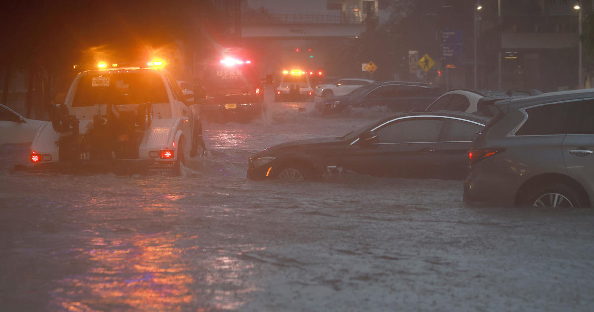 "Dangerous and life-threatening" flooding in Miami