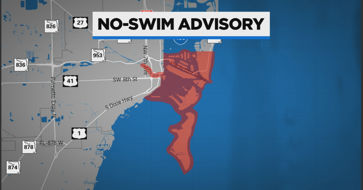 Noswim advisory still in effect after sewer overflows into ocean CBS