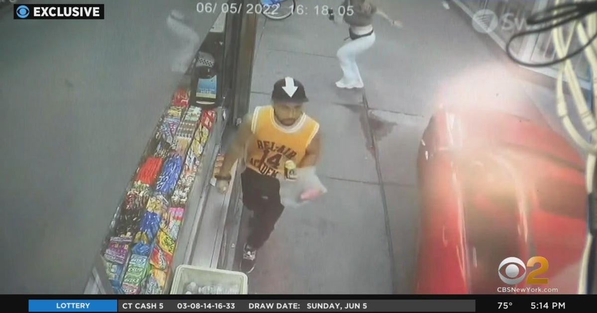 Video released of car speeding down sidewalk in heart of Midtown - CBS ...