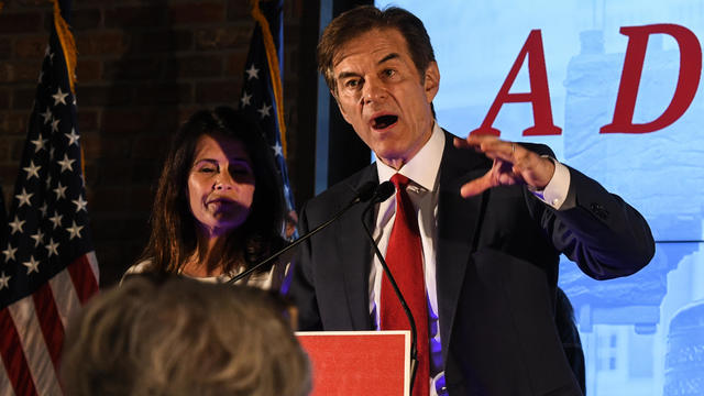 Republican Senate Candidate Dr. Oz Holds Election Night Party In Pennsylvania 